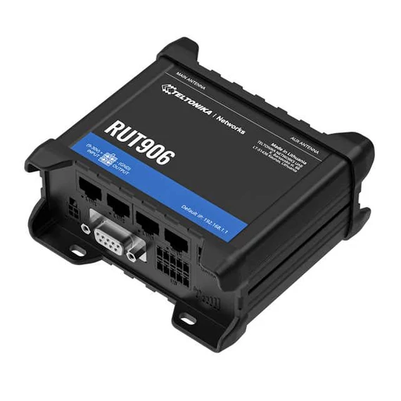 RUT906 LTE router, RS232 - RS485