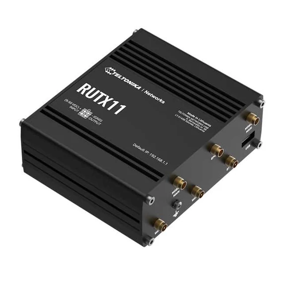 RUTX11, LTE Cat6 router, WiFi, BT, GNSS